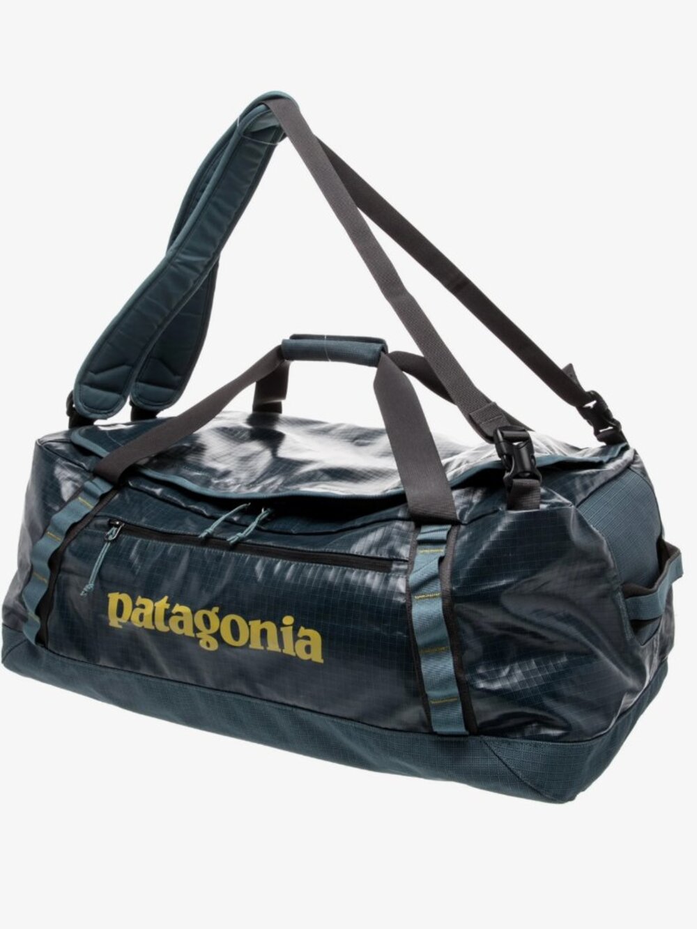 Patagonia Black Hole 55L Duffel Bag Tidal Teal Yellow Rare Discontinued NWT